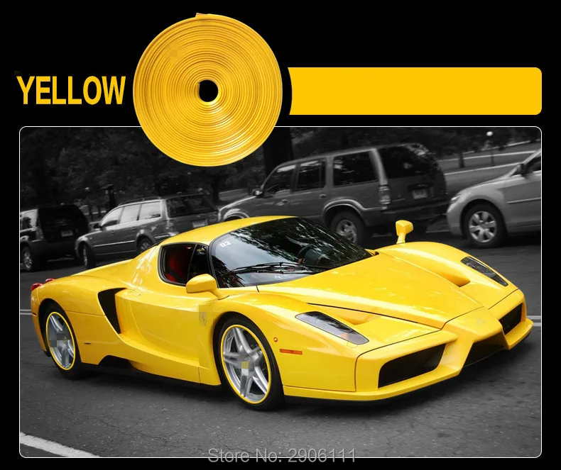 Автомобильный Стайлинг декоративная для ступицы полоса защитное кольцо