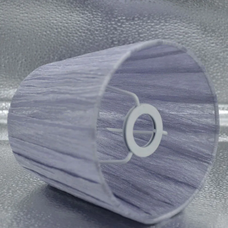 Абажур из ткани в стиле Art Deco Nordic для кристальных люстр и настенных светильников с цоколем E14 размером 110*150*140 мм.