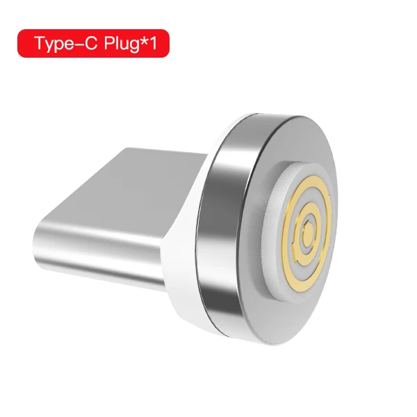 Only Type-c Plug ACCEZZ Магнитный USB кабель Micro usb type C 3A Быстрая зарядка для iPhone XS X XR 7 MAX samsung S8 Магнитный зарядный кабель для передачи данных Шнур - Цвет: Only Type-c Plug