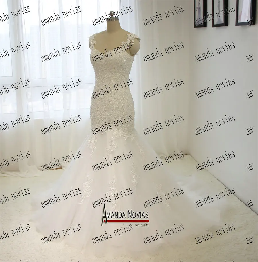 Великолепные Свадебные платья русалки с бисером 2019 Vestido De Noiva свадебное платье