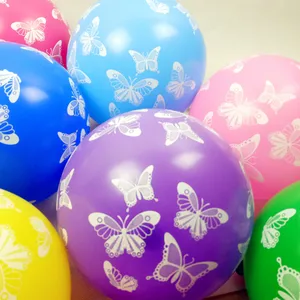 50 шт красочные шары 12 дюймов рождественские латексные шары бабочка точка globos детский душ День Рождения Декор принадлежности