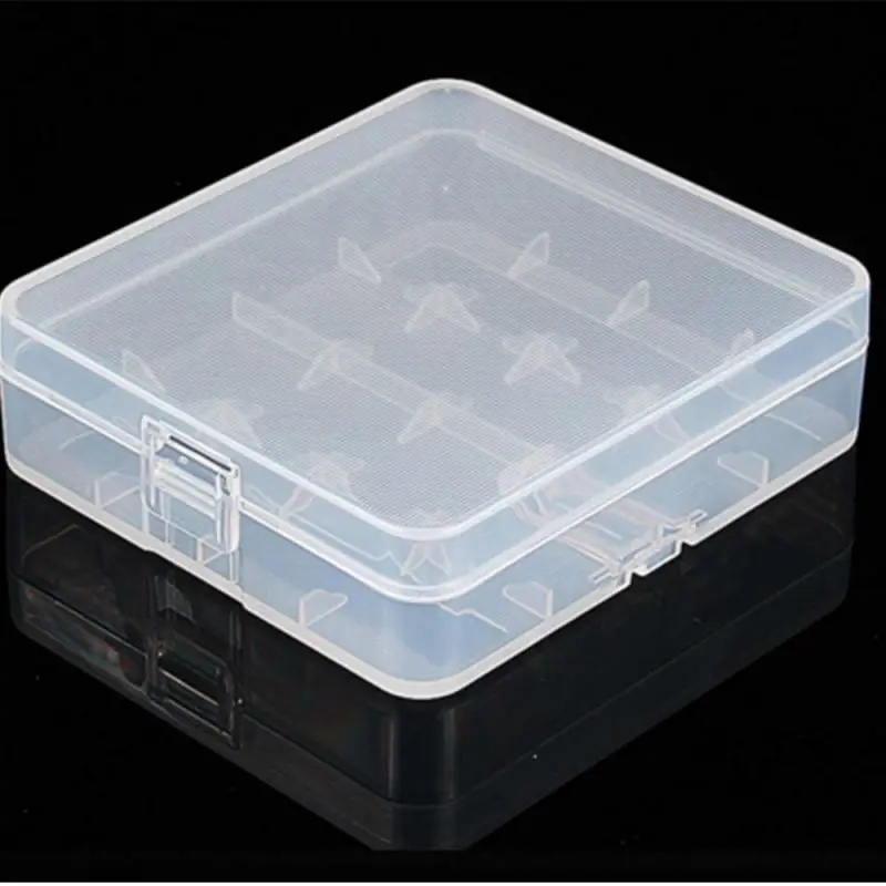 Mini Household Battery Storage Box AA/AAA Cases Holder Hard Plastic 4 Slots |