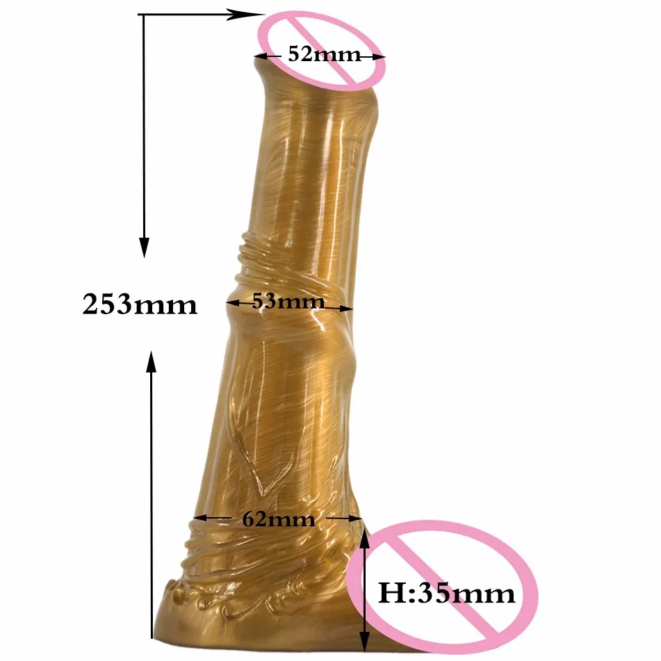 Большой животный фаллоимитатор Пони лошадь искусственный пенис реалистичный