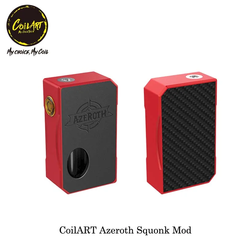 Оригинальный CoilART Азерот Squonk Mod электронная сигарета Vape поле mod совместим с