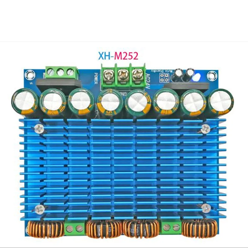 XH M252 Super Power TDA8954TH двойной чип класса D Цифровой усилитель плата аудио