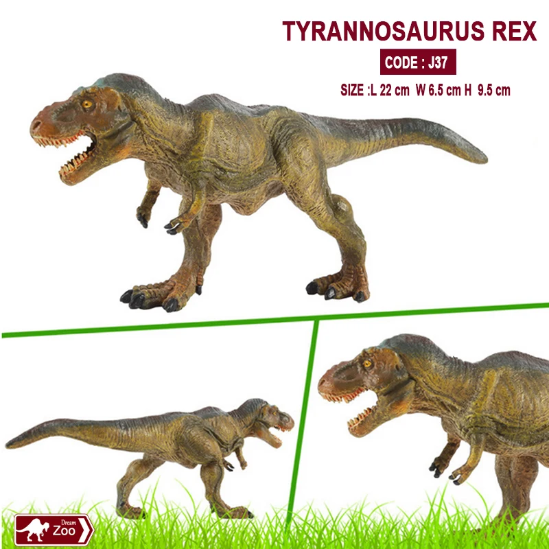 ZXZ Tyrannosaurus Rex 22cm Smulation Dinosaur Model Action Figure Jurassic Toy Collectible Children | Игрушки и хобби