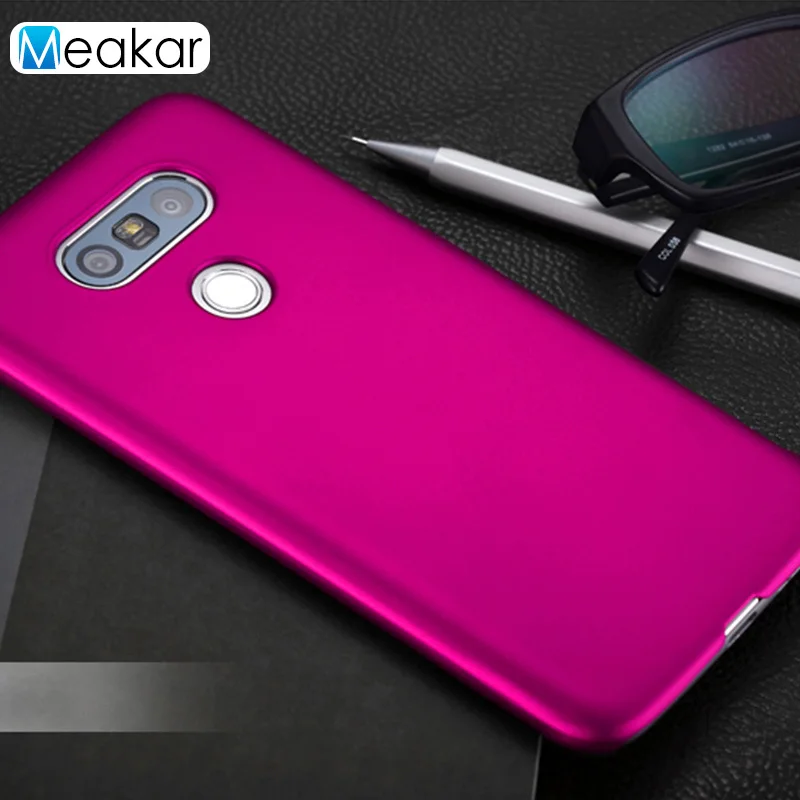 rose red Матовая Пластик Coque 5.3For Lg G5 чехол для Lg G5 Se H845 H840 H850 H860 F700 телефона чехол-лента на заднюю панель - Цвет: rose red