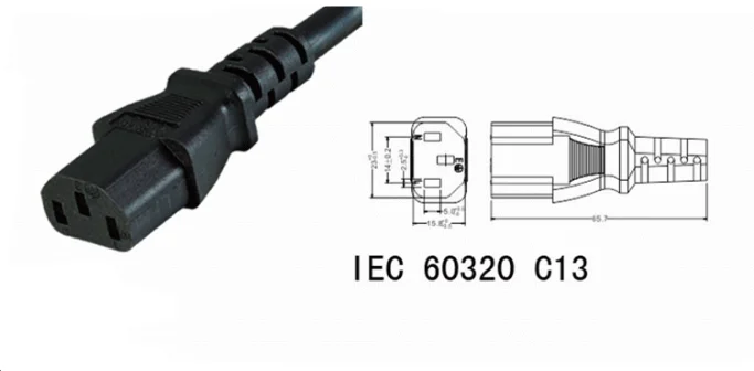 IEC 320 3 контактный C14 штекер к C13 разъем главный удлинитель питания кабель 5/7/10 м 3*1 5