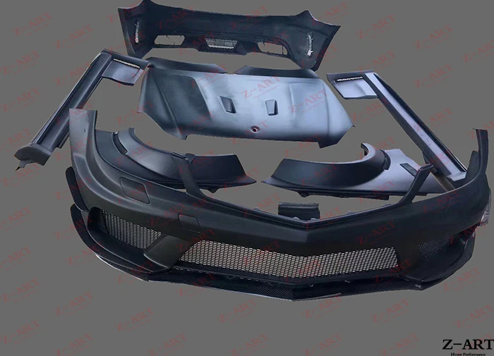 Z-ART комплект расширителей колесных арок для нормальных W204 C класса черный S комплект кузова для Mercedes benz W204 Coupe комплект расширителей колесных арок ДЛЯ W204 2011