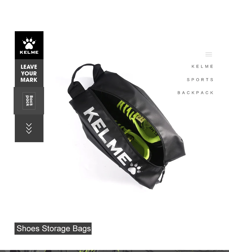 KELME спортивная обувь сумки для хранения Для мужчин Для женщин многофункциональная Фитнес(сменные сумки из натуральной кожи 9886018
