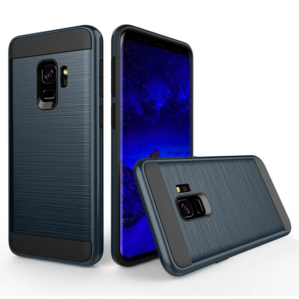 Чехол 2 в 1 для Samsung Galaxy A8 2018 гибридный армированный чехол с кисточкой