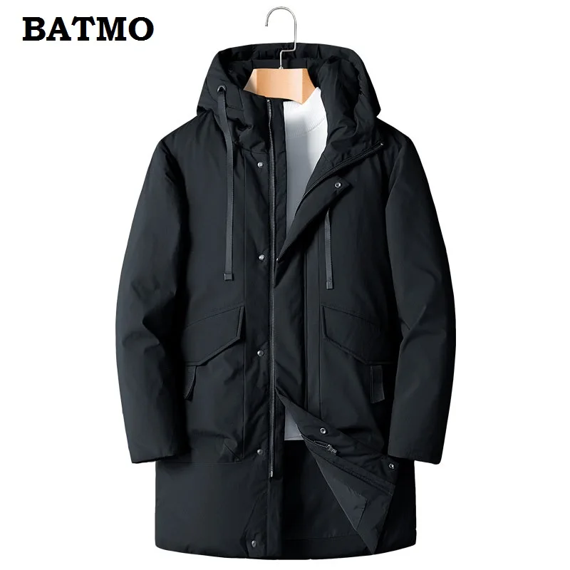 BATMO 2018 Новое поступление зимние высокого качества 90% белый пуховик на утином пуху