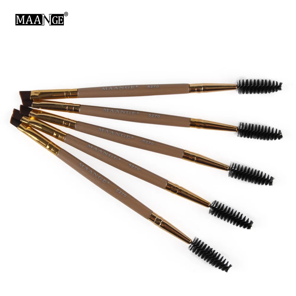 Щеточка для ресниц с двойными концами расческа бровей Кисточки макияжа глаз