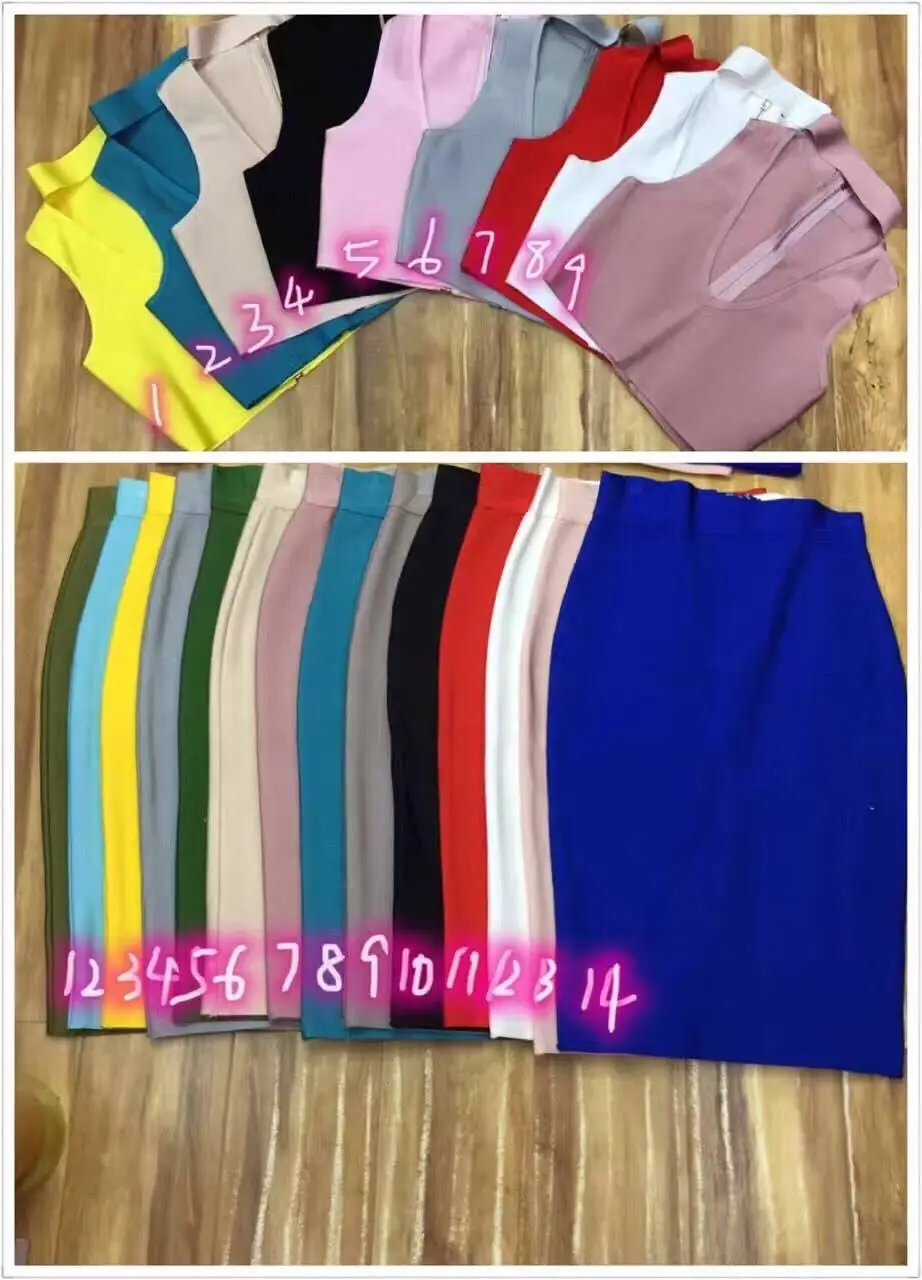 14 видов цветов женские HL бандажные юбки сексуальные облегающие мини