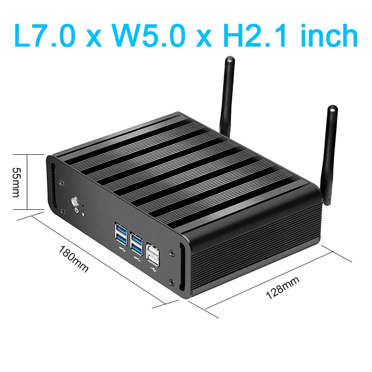 XCY X31 Мини ПК Intel Core i3 4010U 5005U i5 4200U 5200U i7 5500U офисный компьютер HTPC Windows 10 Linux HDMI VGA WiFi 6* USB