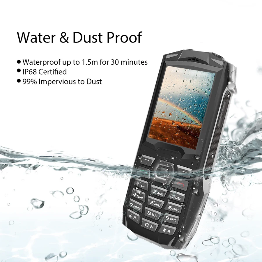 Blackview BV1000 3000 мАч IP68 tri доказательство мобильный телефон 2 4 дюймов dual SIM двойной с