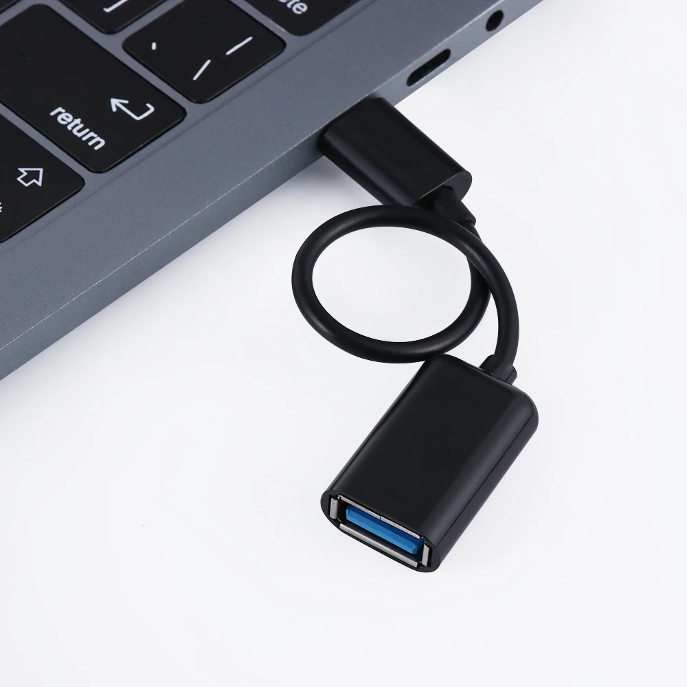1 шт. OTG usb-адаптер, кабель 3,1 type-C штекер USB 3,0 A Женский конвертер для Macbook Micro USB разъем аксессуары с USB подключением