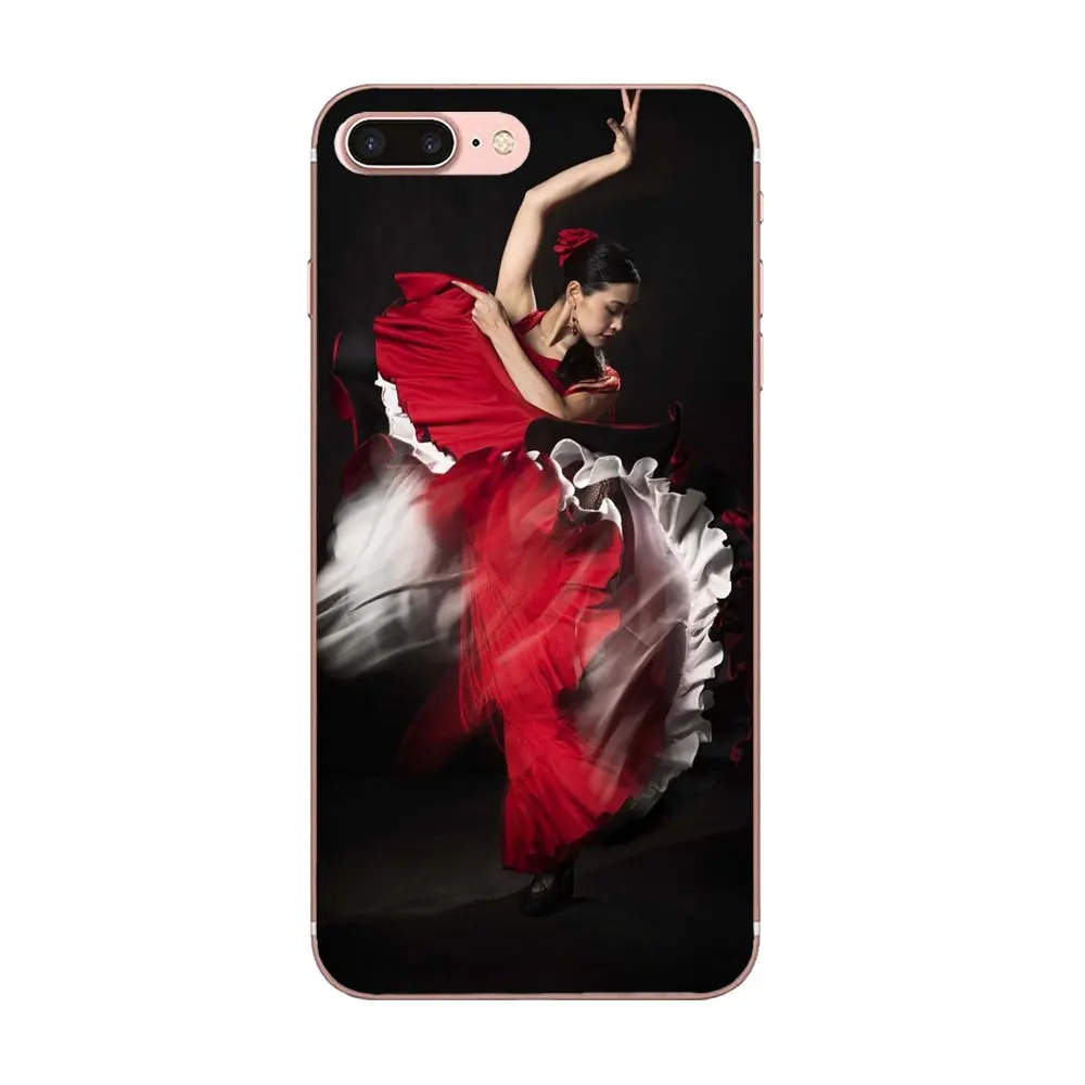 Для Xiaomi Mi3 Mi4 Mi4C Mi4i Mi5 Mi 5S 5X 6 6X A1 Max Mix 2 Note 3 4 мягкие чехлы для танцев фламенко
