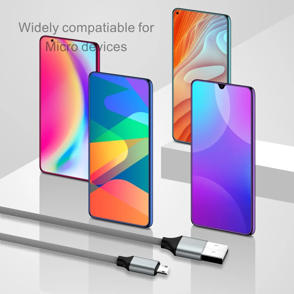 Кабель Micro USB 2.4A для быстрой зарядки телефона кабель Xiaomi Redmi Note5 зарядное