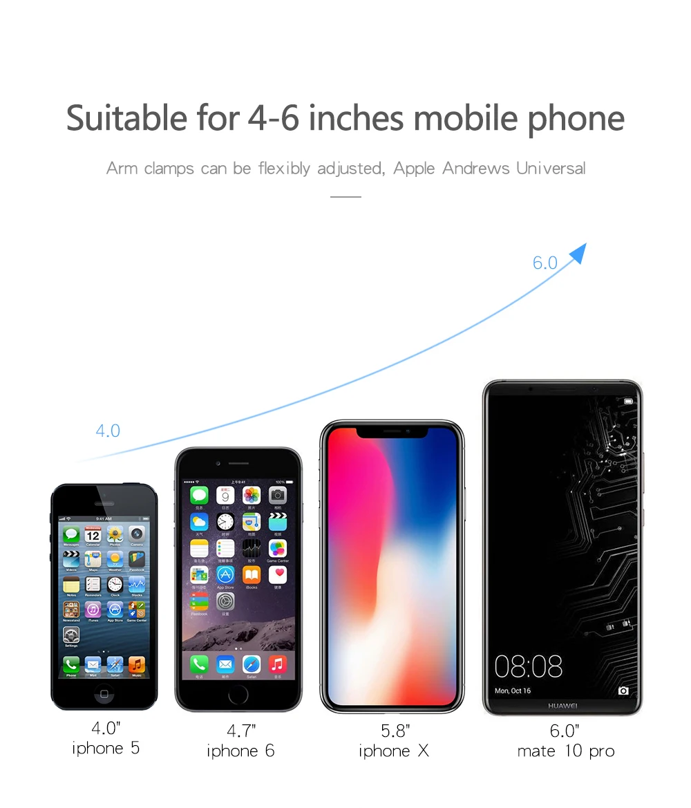 Mcdodo автомобильное беспроводное зарядное устройство Qi для iPhone XS Max держатель 10 Вт быстрая Беспроводная зарядка Вентиляционное крепление для автомобильного телефона зарядное устройство