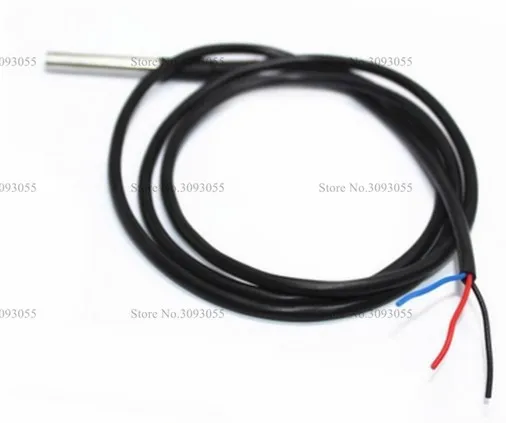 MK00241 Stainless steel waterproof package type DS18b20 temperature probe sensor 18B20 1 metreMK00241 stee |