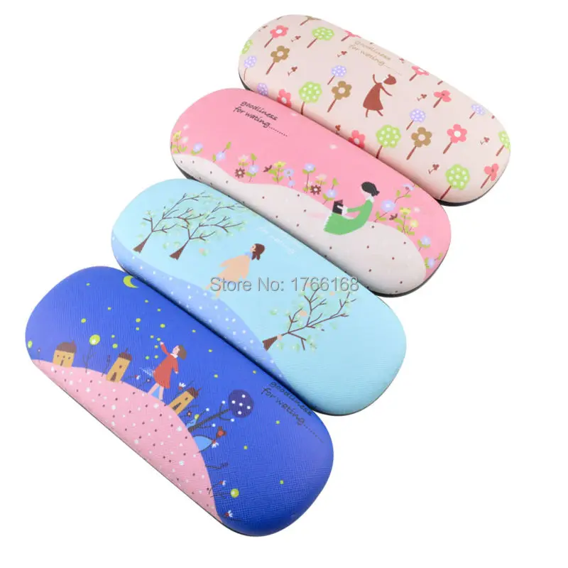 1PC Cute Protable Metal Sunglasses Hard Eye Glasses Case Eyewear Protector Box | Аксессуары для одежды