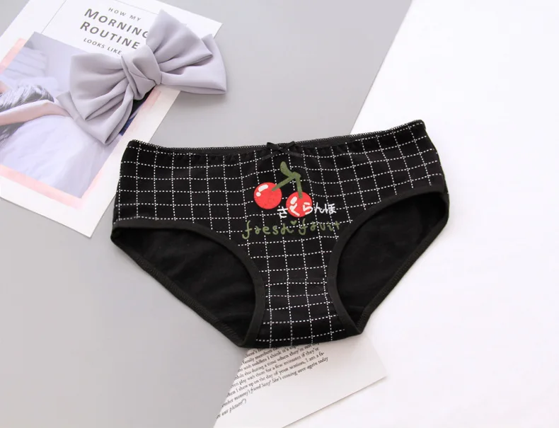 SP& CITY/милое нижнее белье для девочек с героями мультфильмов, женские трусики каваи с фруктами, мягкие хлопковые трусики, бесшовные трусы, женское нижнее белье
