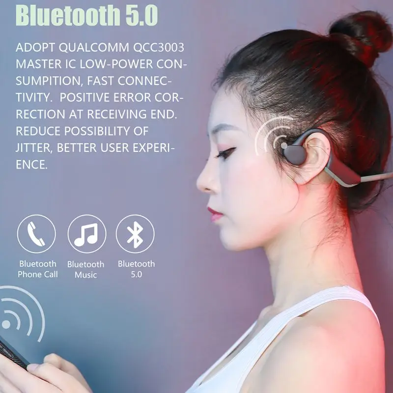 Новинка 2019 беспроводные наушники J20 с костной проводимостью Bluetooth IP56