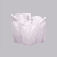 30pcslot 500ml1000ml1500ml2000ml2500ml3000ml empty washing liquid white plastic lotion pouch bags stand up packaging