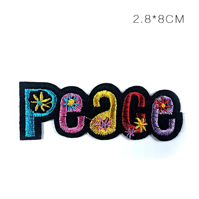 PGY Peace/нашивки с вышитыми буквами, круглые цветные аппликации для геев, для одежды, железные значки с надписью Love Car, 3D, сделай сам, пальто, Декор