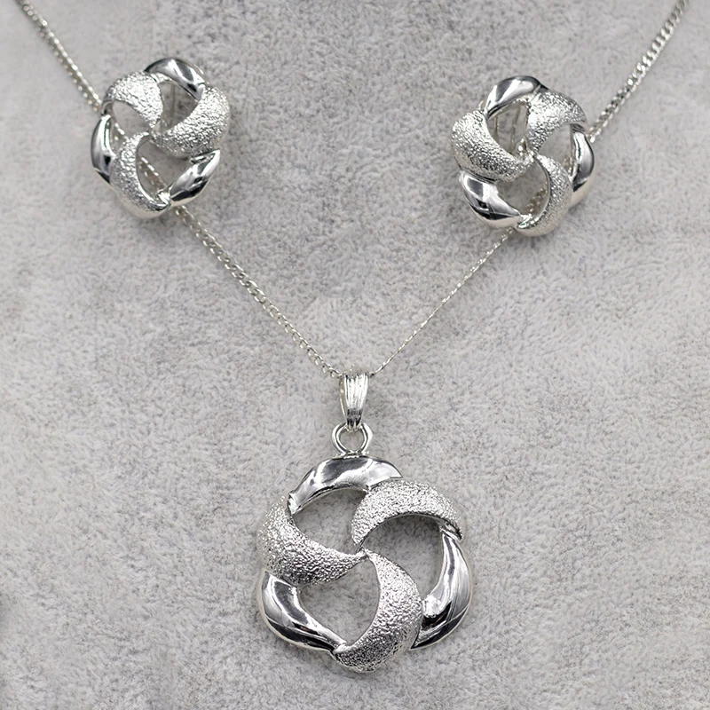 Ювелирные изделия Sunny Jewelry Dubai Модные наборы для женщин кольцо серьги кулон в