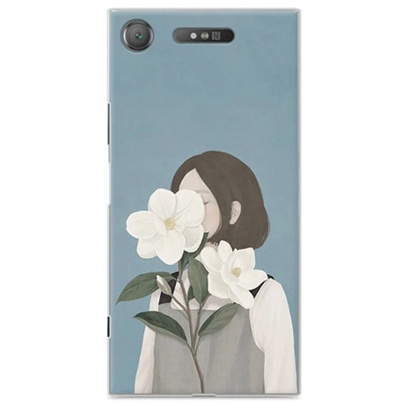 Чехол для Sony Xperia XZ1 Жесткий телефона G8342 Защитные Чехлы X Z 1 пластиковые пакеты XZ