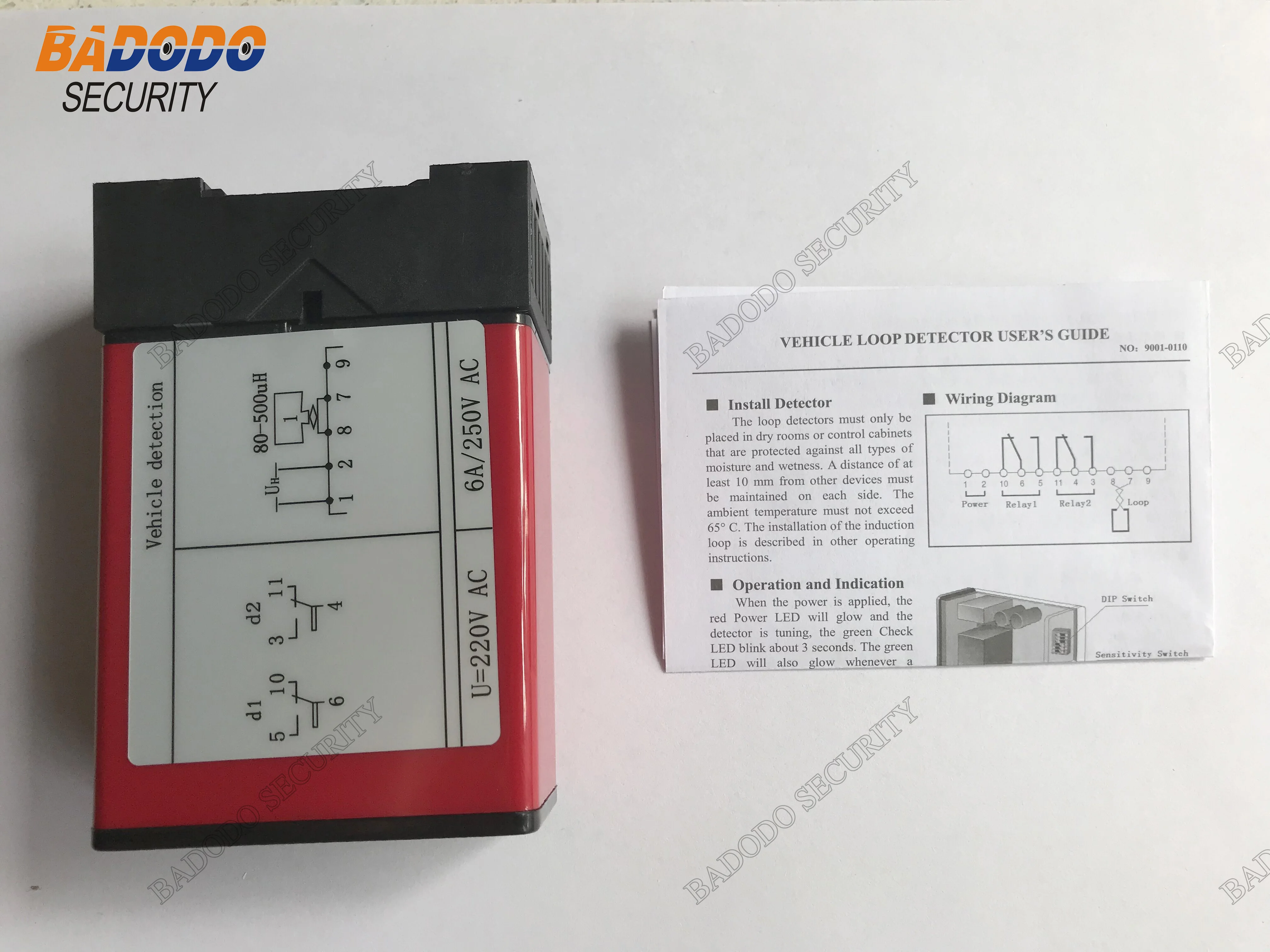 220V одноканальный петлевой детектор движения одной 1 канал Индуктивный