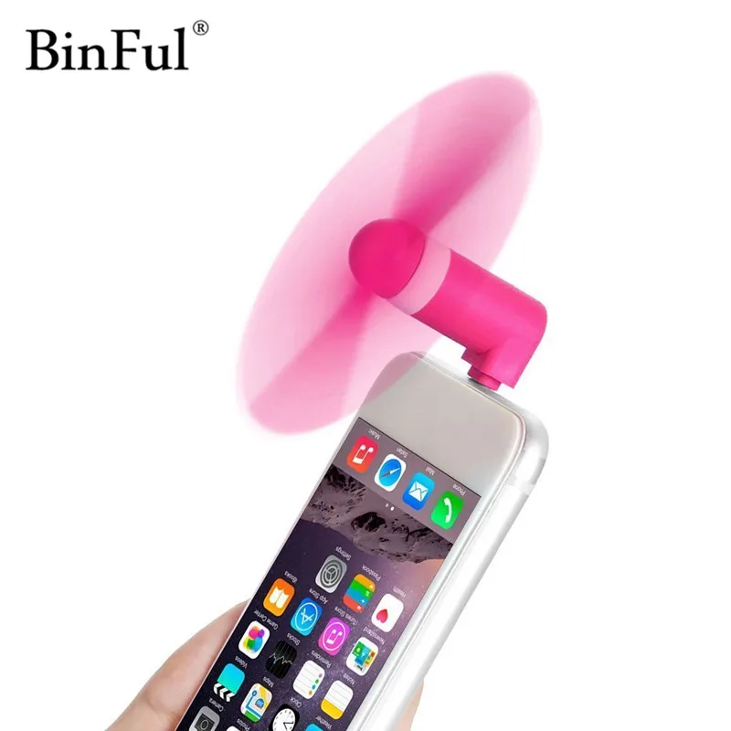 Портативный Гибкий мини вентилятор BinFul Travel Mini USB для iPhone 5/5s/5c/6/6 plus/6S/6S plus/7 plus/8|usb