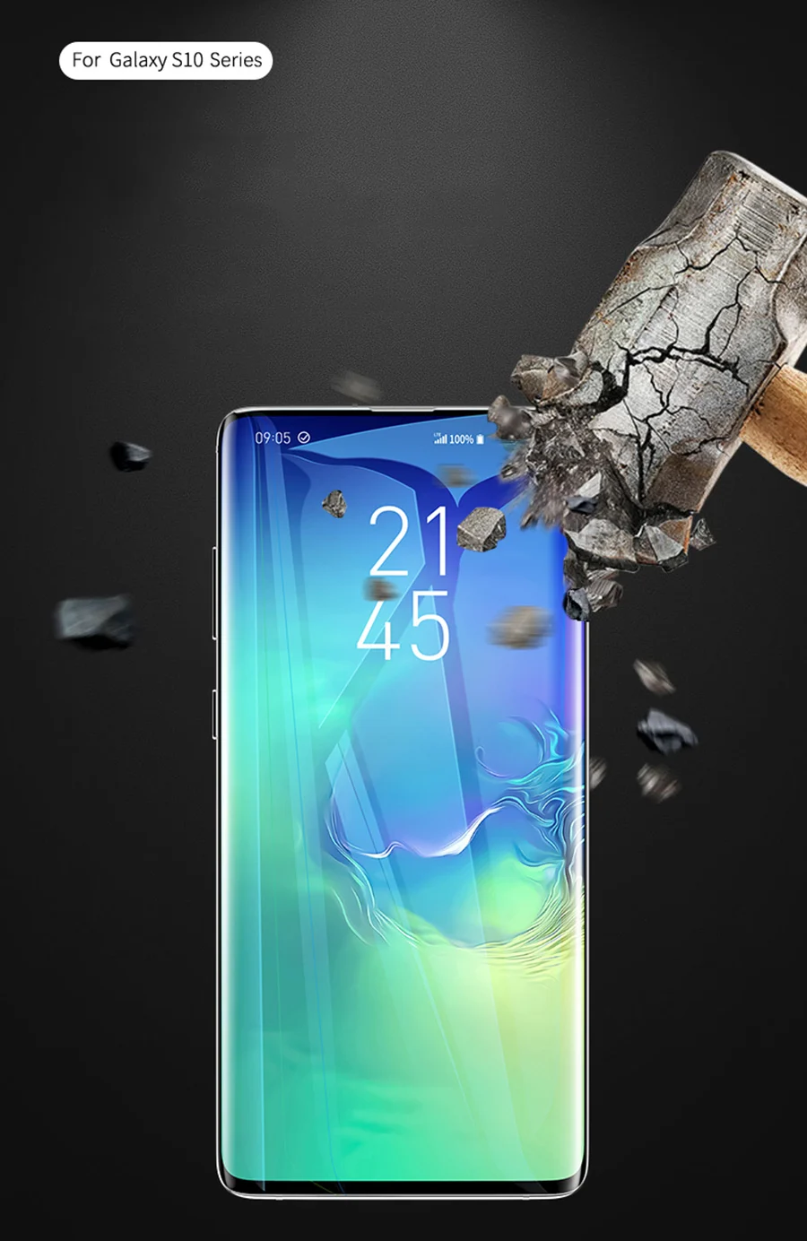 9D изогнутое защитное стекло на весь экран для samsung Galaxy S10 S10 Plus пленка для samsung Galaxy S10e Lite закаленное стекло