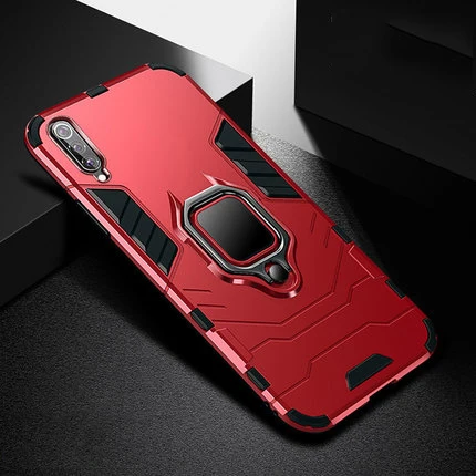 Red Противоударный защитный чехол для Xiaomi mi 9 mi 9 SE mi 8 mi 8 Lite из мягкого ТПУ+ поликарбоната PocoPhone F1 Coque для Xio mi A2 Lite Fundas - Цвет: Red