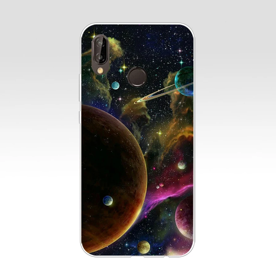 50AQ Art Star Tree Sky Space Мягкий силиконовый чехол из ТПУ для huawei Nova 3 3i p smart | Мобильные