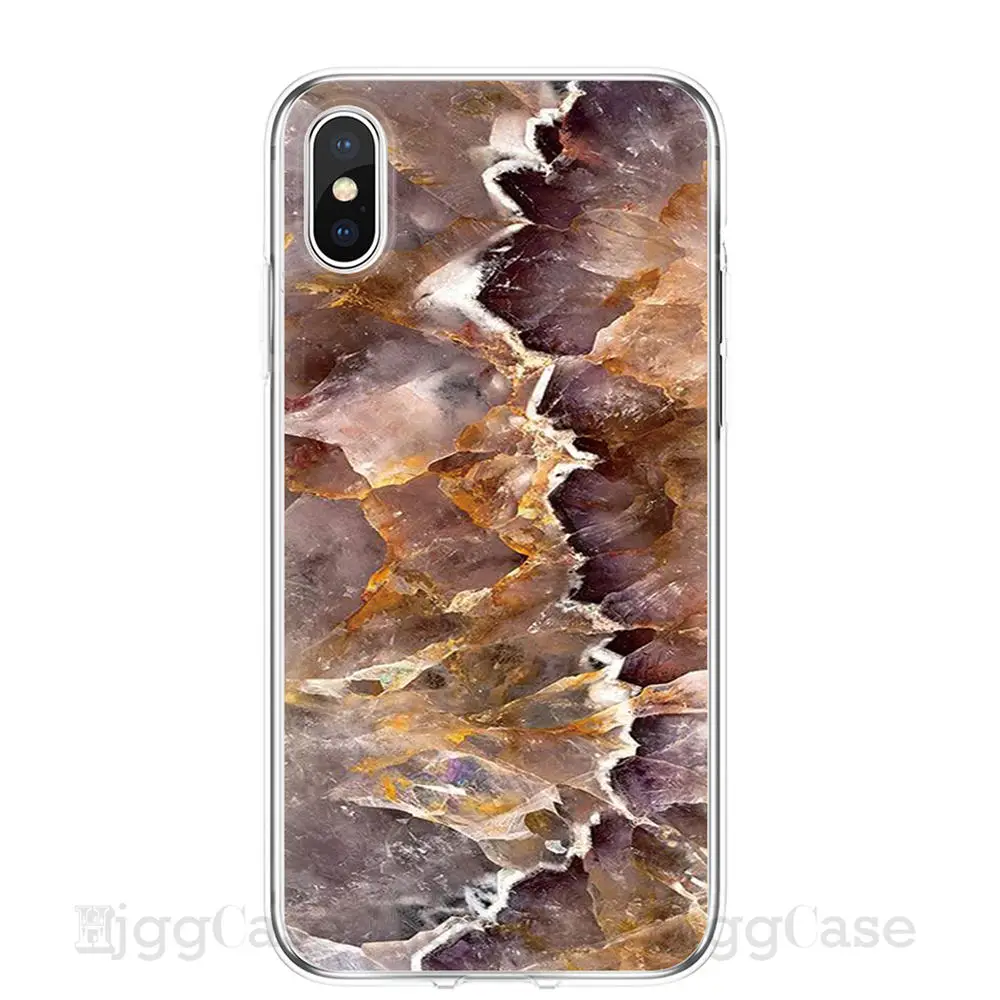 Чехол с гранитным камнем и мраморной текстурой для iPhone 11 12 Pro X XS Max XR 6S 7 8 Plus SE