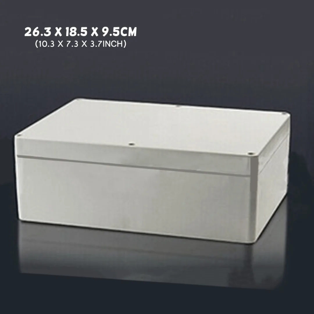 263 x 185 x 95mm 1 шт. водонепроницаемый электронный ящик для проекта ABS пластиковый корпус Чехол распределительная коробка 265x185x95/230x150x85 - Цвет: 263 x 185 x 95mm