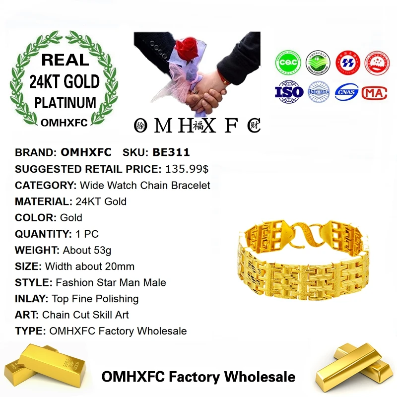 OMHXFC оптовая продажа европейские модные ювелирные изделия мужские вечерние часы