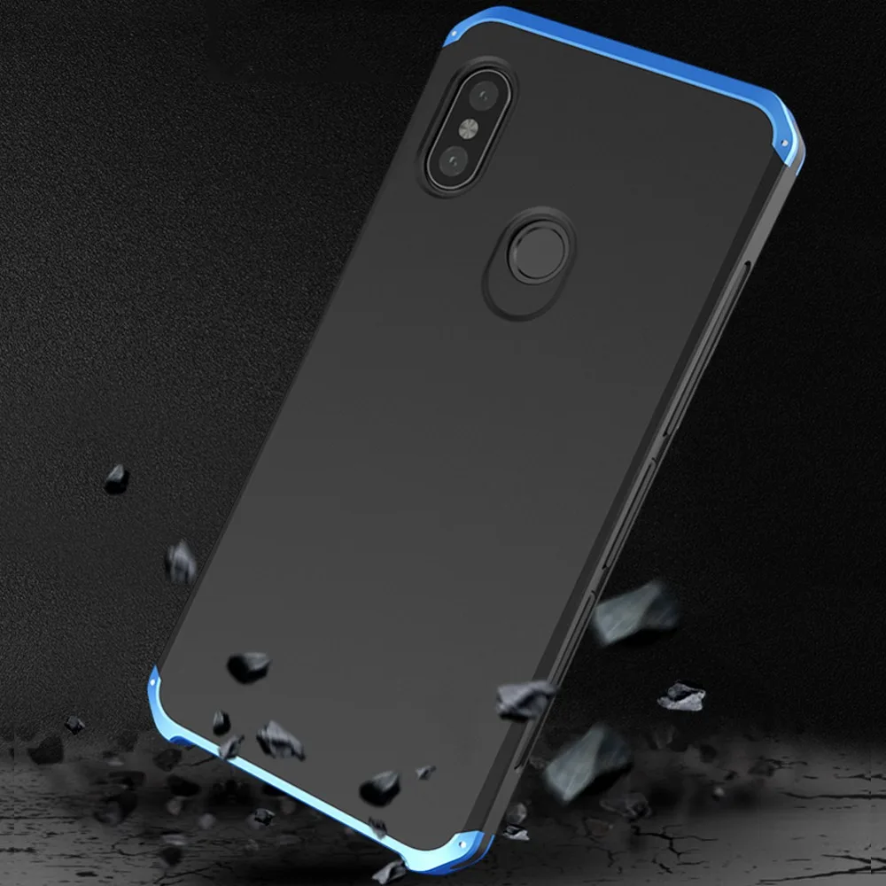 Роскошный чехол для RedMi Note 8 Pro металлический армированный рамка 7 6 5 4X Mi8 SE MIX2S Mi9 K30