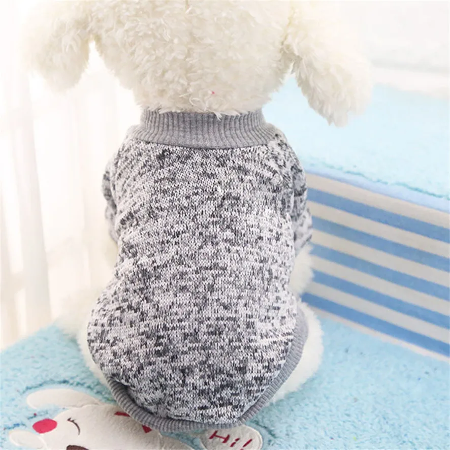 Zero 2017 8-цветный классический свитер для собаки и щенка флисовый одежда теплый