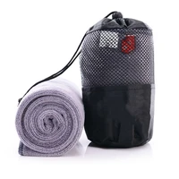 2018 new black microfibre towel outdoor sports camping travel towels portable quick drying yoga gym sport towel popular beauty
