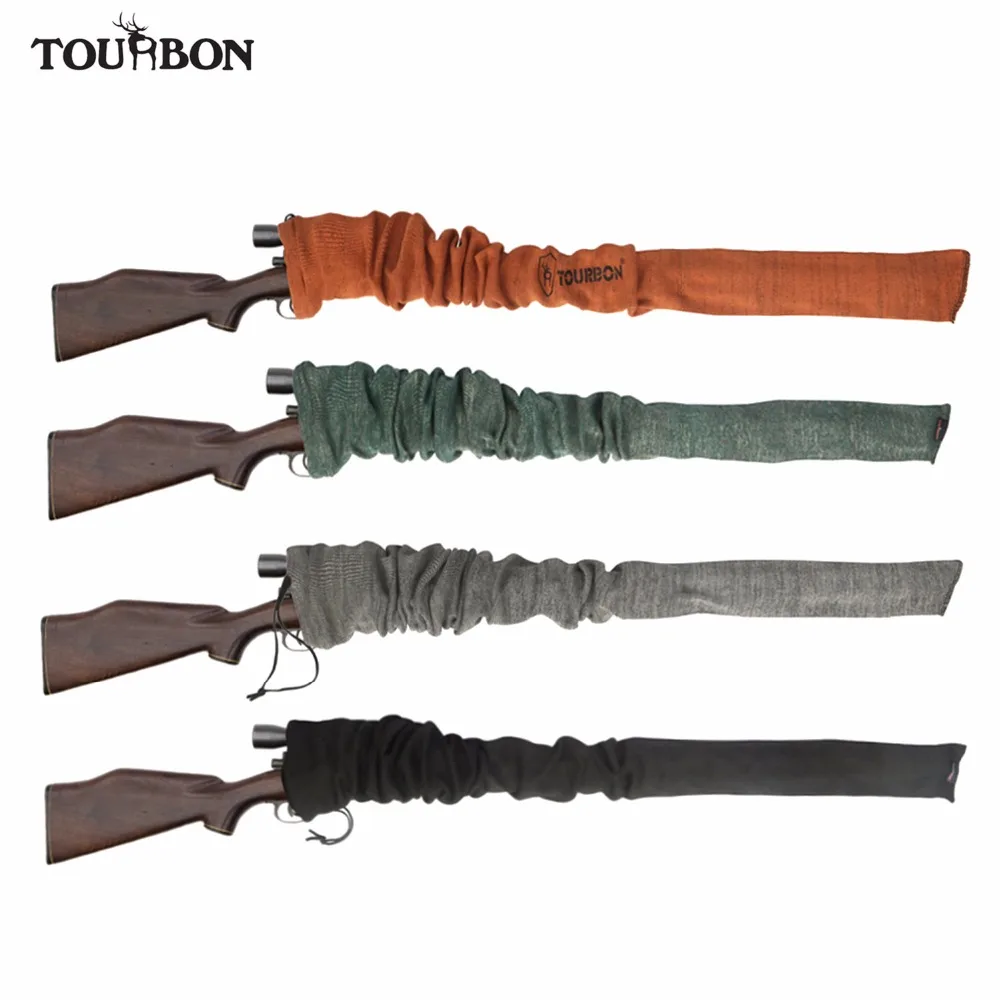 

Tourbon Hunting Tactical Silicone Treated Rust-Inhibitor Gun Sleeve Sock Rifle Shotgun Cover Knit Firearm Gun Case