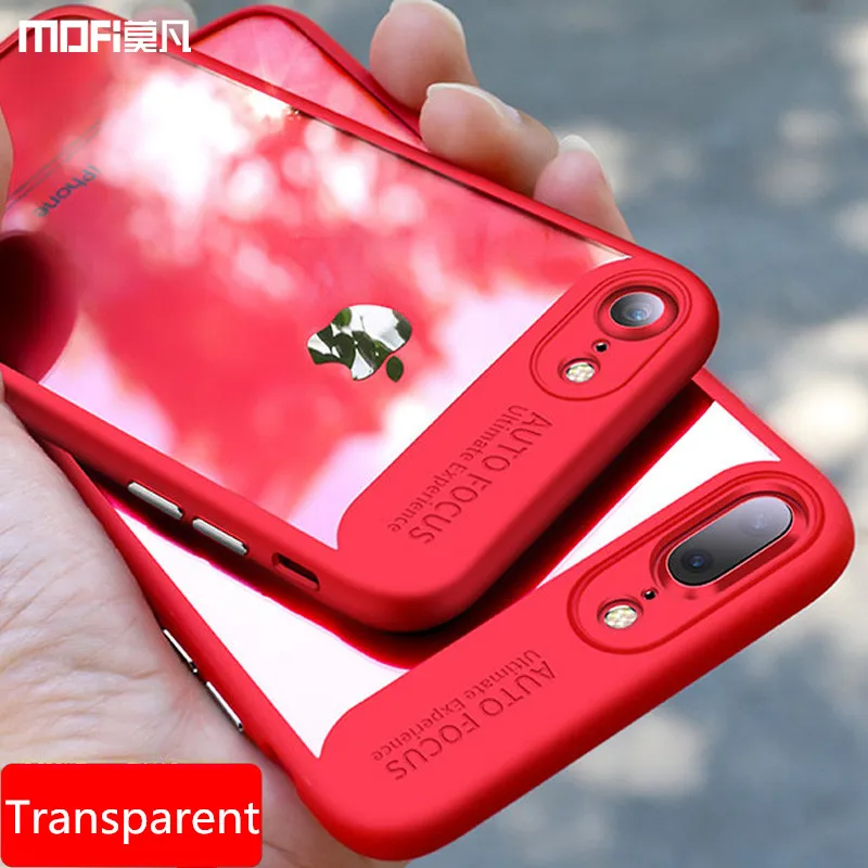 Чехол для iphone 6s plus чехол 6 s 7 прозрачный жесткий задней панели мягкая рамка с