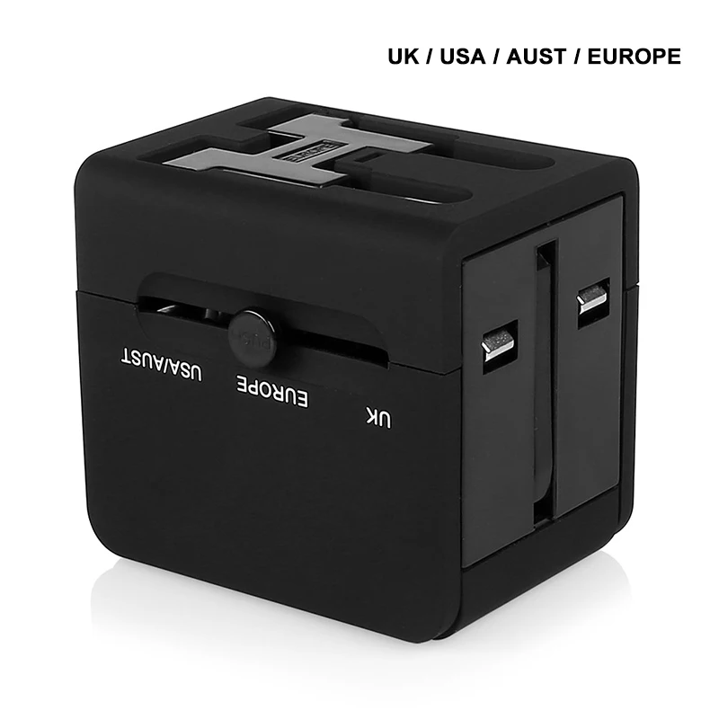 Wacye 2 Порты и разъёмы Универсальный USB Зарядное устройство адаптер переменного