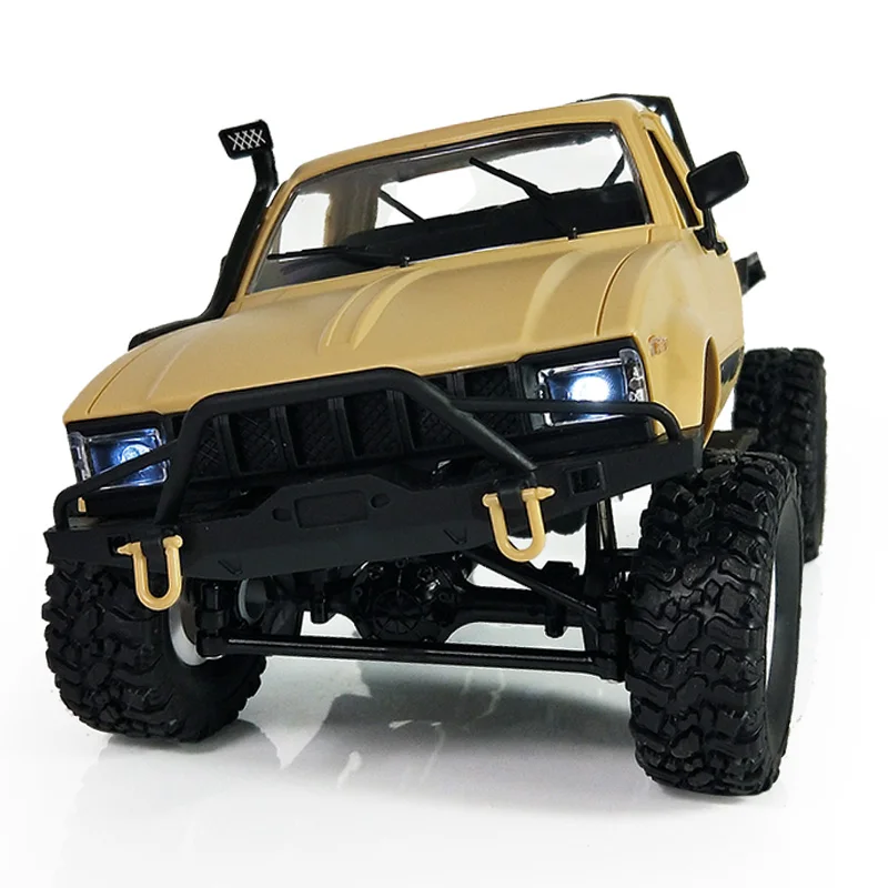 WPL C 14 1/16 Радиоуправляемый автомобиль 2 4G 4WD внедорожник Военный Rock Crawler грузовик с