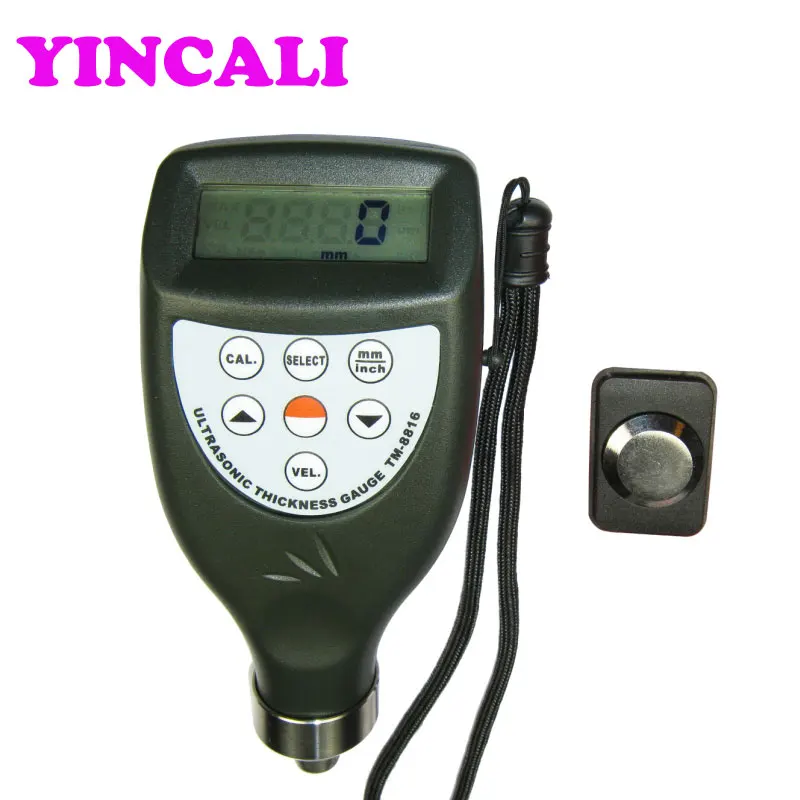 Wide Measuring Range TM-8816 Ultrasonic Thickness Meter LCD 4 Digitals Applicable to measure the thickness of many materials | Инструменты