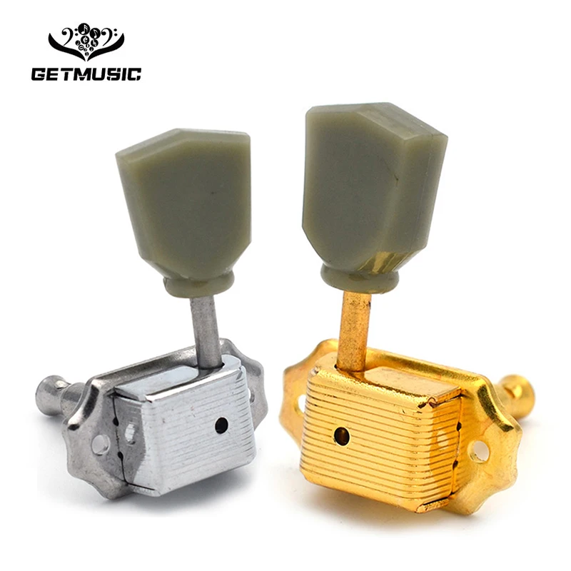 Левая и правая рука винтажная гитара Делюкс Блокировка струны Тюнинг колышки