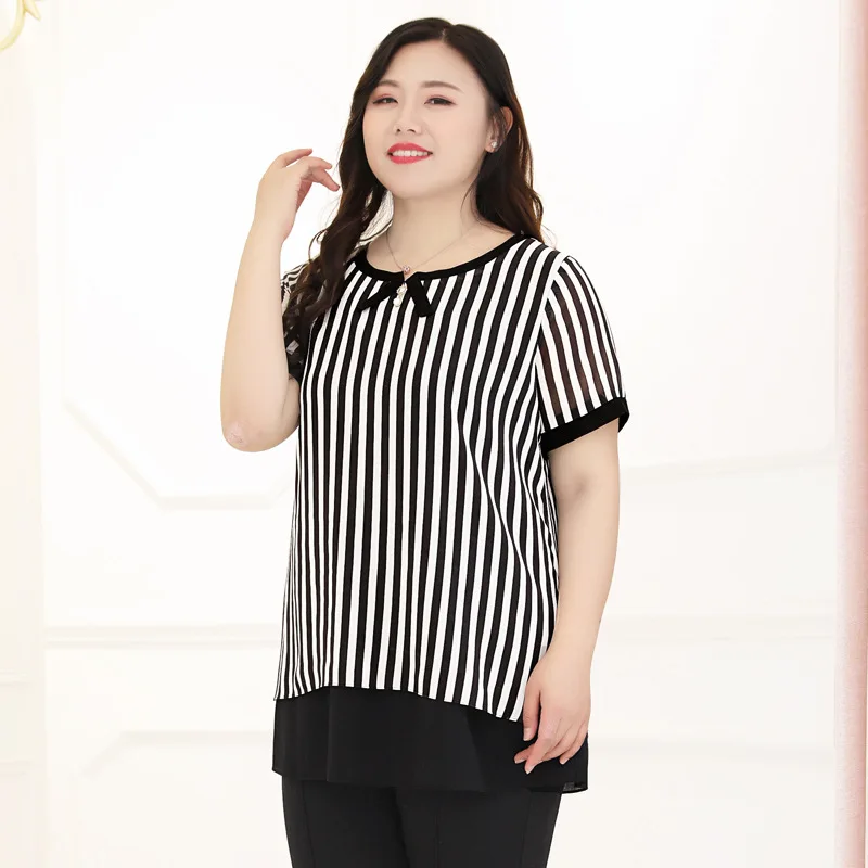 Большие размеры 10XL 9XL 8XL 4XL Российские 54 58 62 66 Женская летняя футболка Femme
